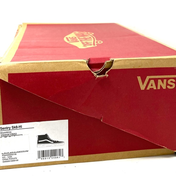 VANS Sentry Sk8-Hi WC Sneakers Women Skate Shoes Black Suede Canvas VN0A5KY5BA2 - Picture 7 of 8